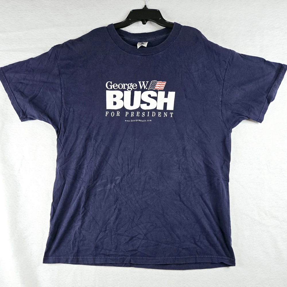 George W. Bush For President T-Shirt. Size XL